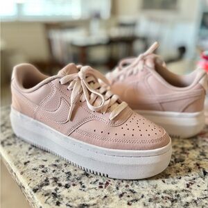 Nike Court Vision Alta Leather Platform Sneakers